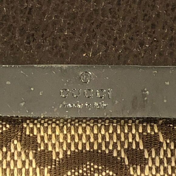 M GUCCI MONOGRAM Leather Canvas Agenda Binder Passport Holder Credit Card Wallet - Picture 9 of 17